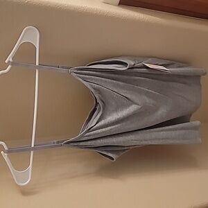 Plus Size Ribbed Lined Tank 🩶